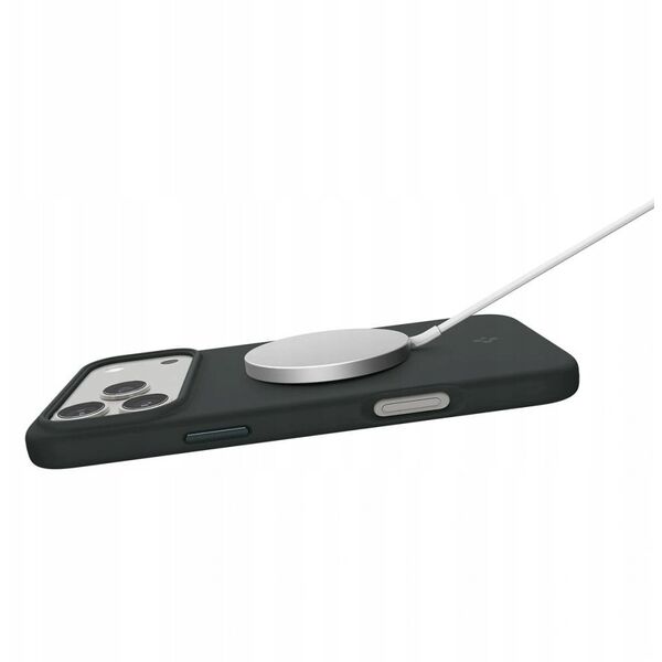 SPIGEN SILICONE FIT MAG MAGSAFE IPHONE 17 PRO MAX ABYSS GREEN