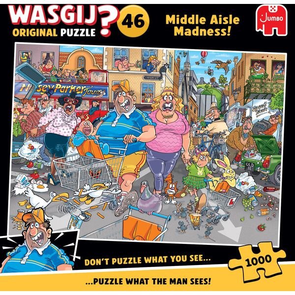 Wasgij - Original 46 - Middle Aisle Madness! (1000 pieces) (1110100505)