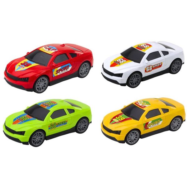 Zestaw Ciężarówka Lora Laweta 4 Autka Otwierane Drzwi Światła Dźwięki LEAN Toys