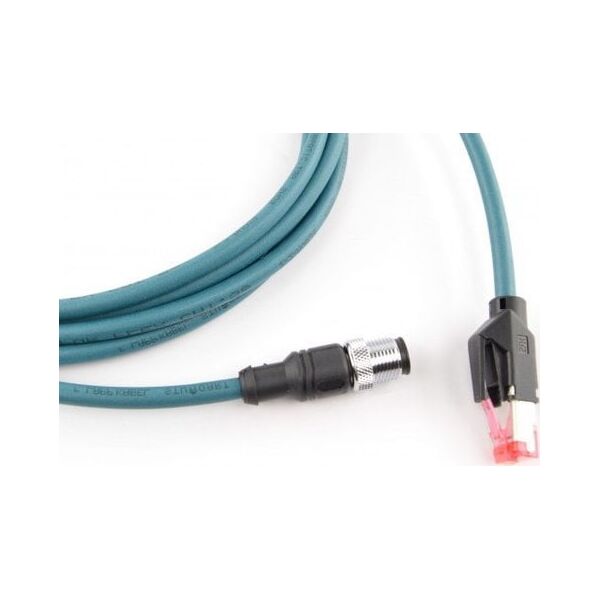 Datalogic Datalogic CAB-ETH-M03 M12-IP67 kabel sieciowy Niebieski 3 m