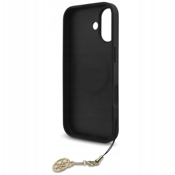 Etui Guess 4G Charms Collection MagSafe do iPhone 17 czarny