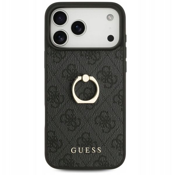 Etui Guess 4G Ring Stand do iPhone 17 Pro Max czarny