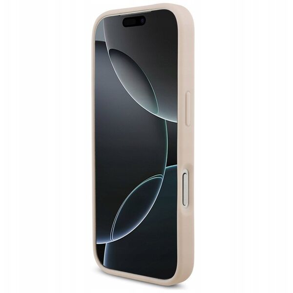 Etui Guess Grained Big 4G & Classic Logo do iPhone 17 Pro różowy