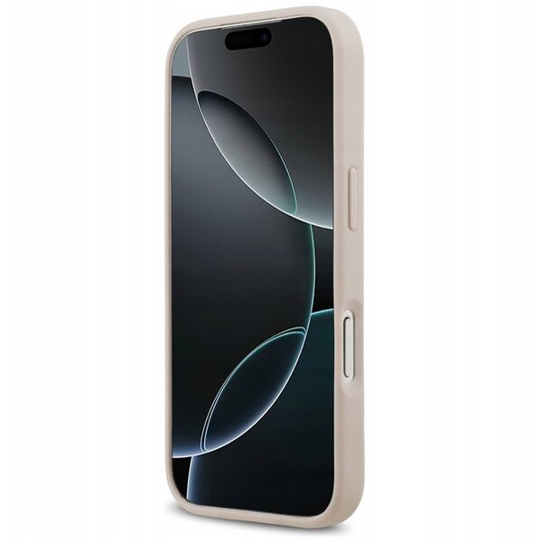 Etui Guess 4G Circle Classic Logo MagSafe do iPhone 17 Pro różowy