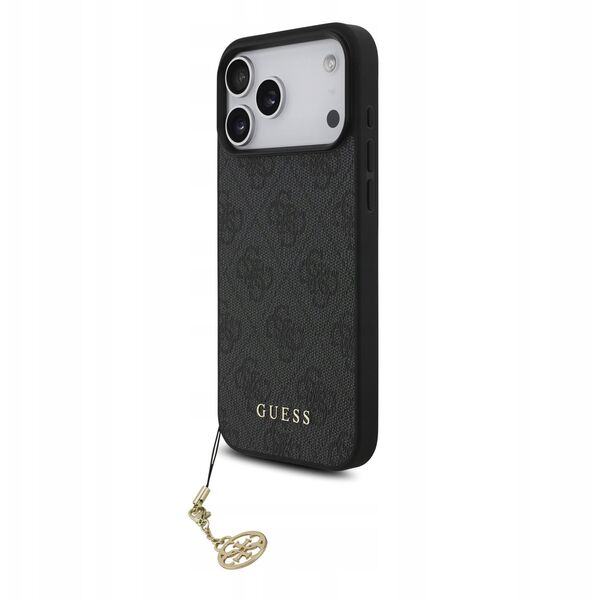 Etui Guess 4G Charms Collection MagSafe do iPhone 17 Pro Max czarny