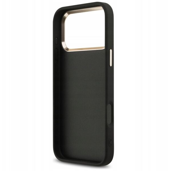 Etui Guess 4G Big 4G Classic Logo do iPhone 17 Pro Max czarny złoty