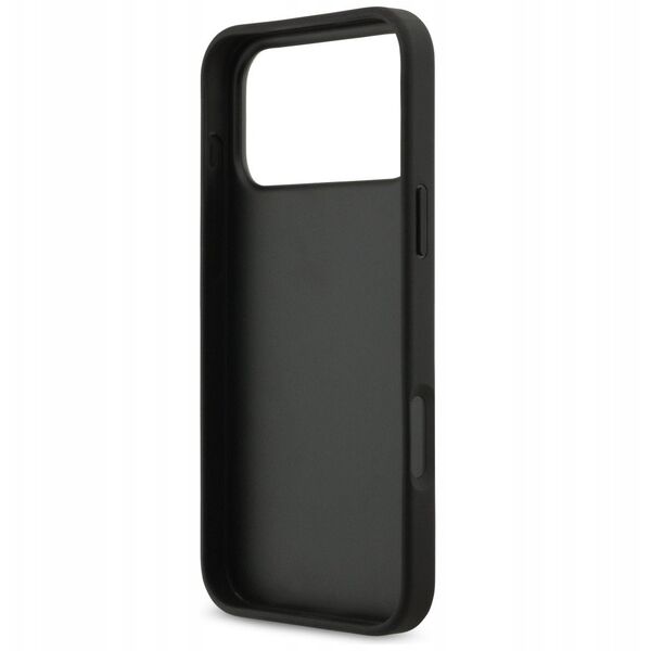 Etui Guess Grained Big 4G & Classic Logo do iPhone 17 Pro Max czarny