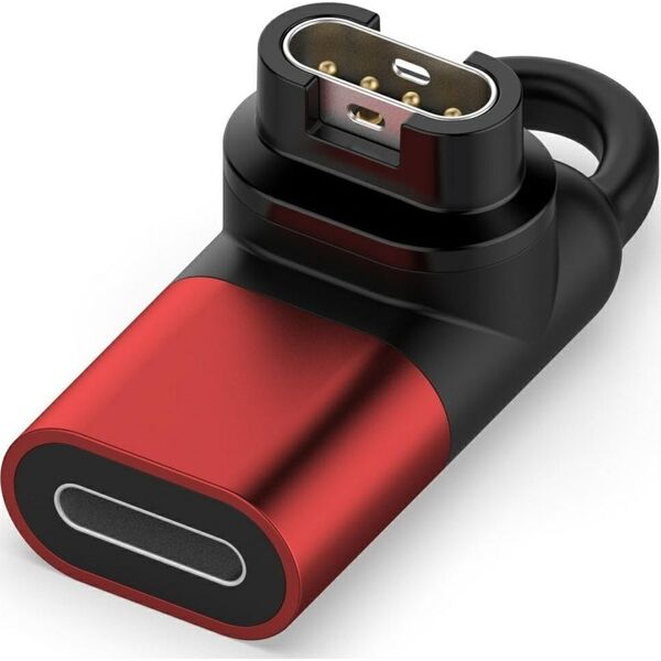 Adapter Lightning Beline do ładowania     zegarków Garmin czerwony