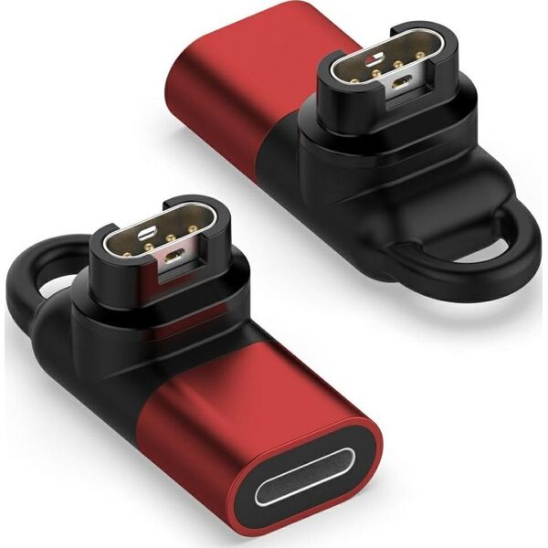 Adapter Lightning Beline do ładowania     zegarków Garmin czerwony