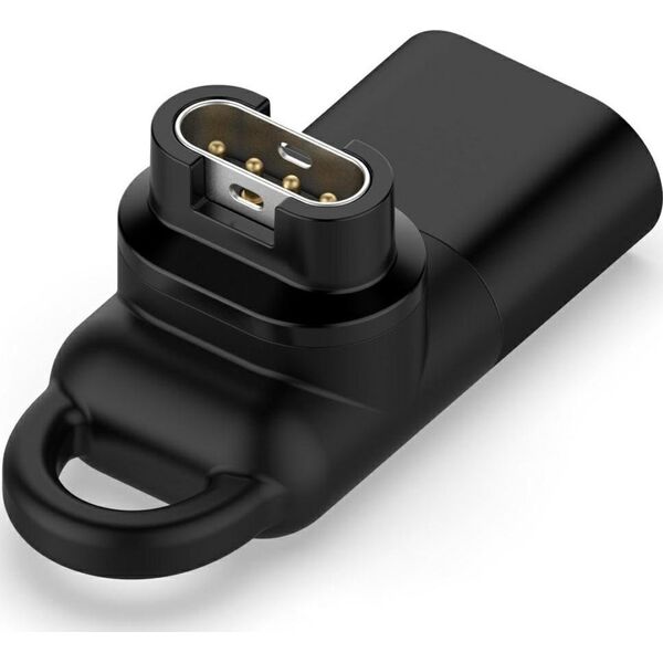 Adapter USB-C Beline do ładowania         zegarków Garmin czarny