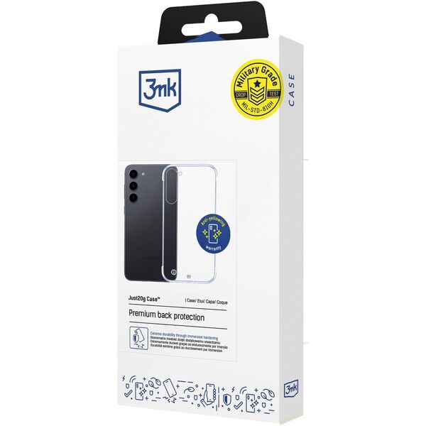 SAMSUNG GALAXY S23+ - 3MK JUST20G CLEAR CASE