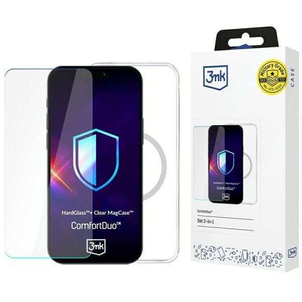 Zestaw 3MK ComfortDuo Clear MagCase do   Apple iPhone 17 Air