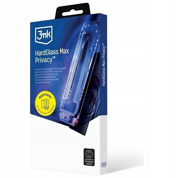 Szkło hartowane 3MK HardGlass Max Privacy z aplikatorem do Apple iPhone 16 Pro Max