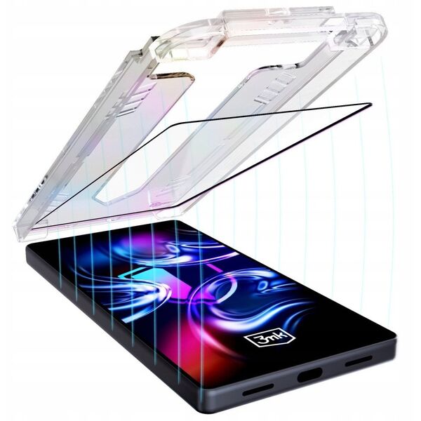 Szkło hartowane 3MK HardGlass Max z aplikatorem do Apple iPhone 15 Pro