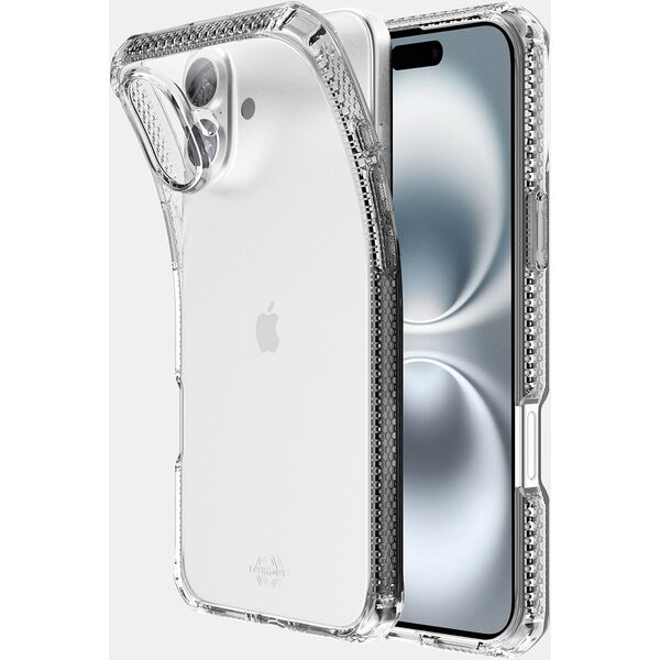 ITSKINS SPECTRUM R // CLEAR, Κάλυμμα, Apple, iPhone 16, 15.5 cm (6.1"), Διαφανές