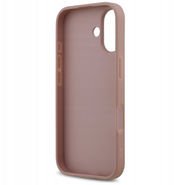 Etui Guess Fixed Glitter Big 4G do iPhone 17 różowy