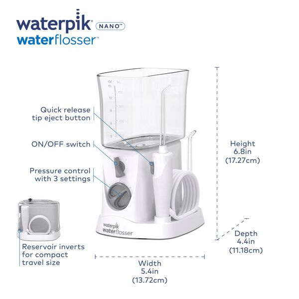 Waterpik WF-310 bialy