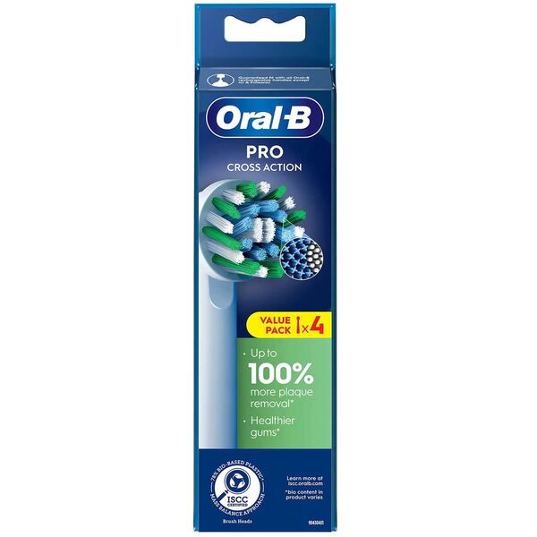 Końcówka CROSS Oral-B Pro Cross Action pakaitinės galvutės 4vnt