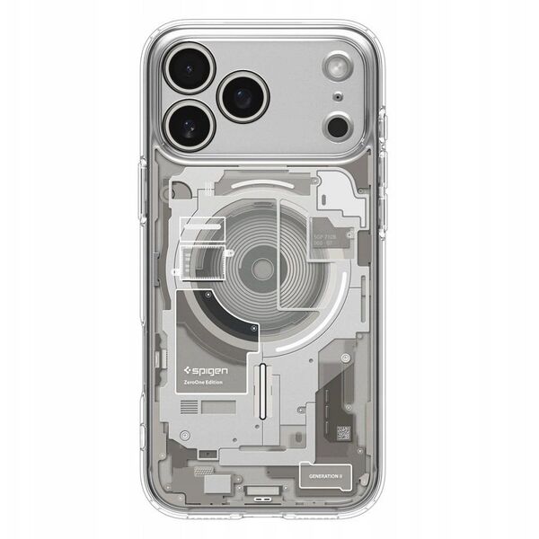 Spigen Ultra Hybrid Mag MagSafe - Etui do iPhone 17 Pro Max (Zero One Natural Titanium)