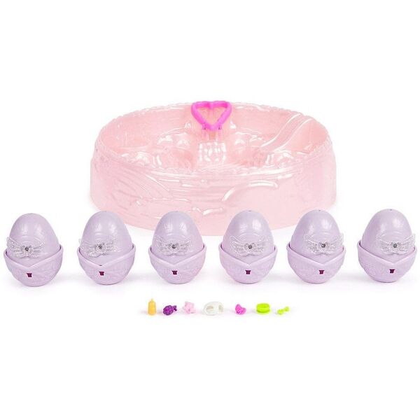 HATCHIMALS ALIVE! RAINBOW HATCHERY ZESTAW 6 FIGUREK W JAJKACH + AKCESORIA