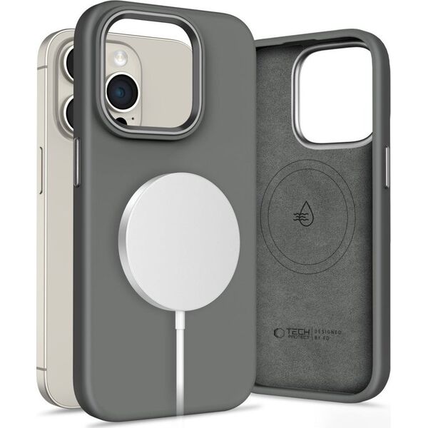 TECH-PROTECT SILICONE PURE MAGSAFE IPHONE 15 PRO MAX CLAY