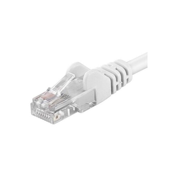 PremiumCord UTP RJ45-RJ45 CAT6 1.5m bila kabel sieciowy Biały 1,5 m U/UTP (UTP)