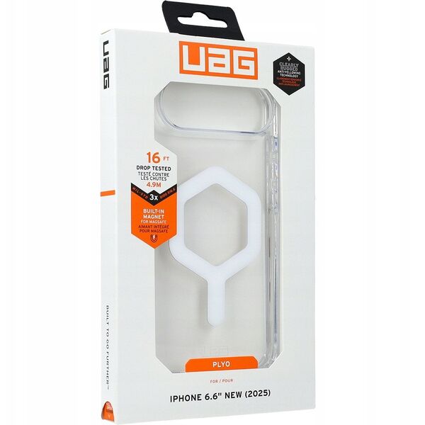 UAG Plyo MagSafe - etui do iPhone Air kompatybilne z MagSafe ice/white