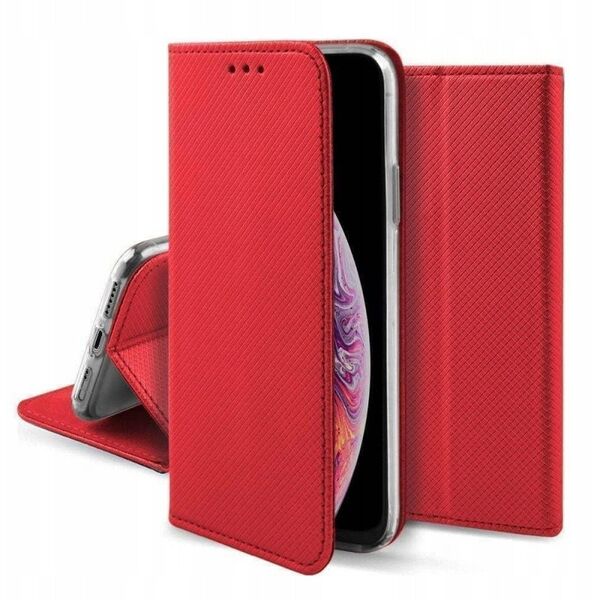 Kabura SMART CASE Book do MOTOROLA G86 5G czerwony