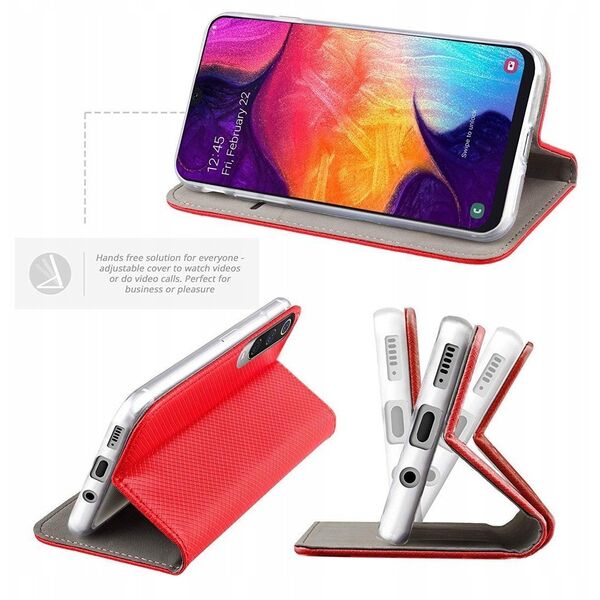Kabura SMART CASE Book do MOTOROLA G86 5G czerwony