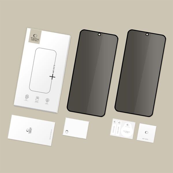 SZKŁO PRYWATYZUJĄCE TECH-PROTECT GLASS SPY+ 2-PACK GALAXY S25 FE PRIVACY