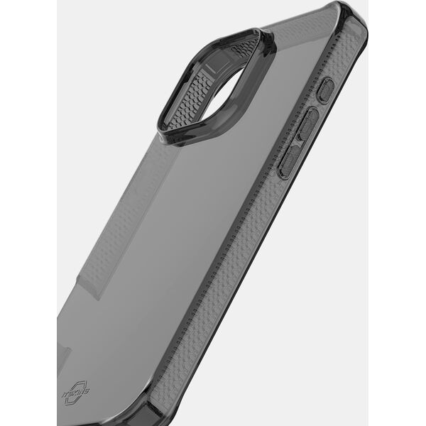 ITSKINS SPECTRUM R // CLEAR, Κάλυμμα, Apple, iPhone 16 Pro, 16 εκ. (6.3"), Γκρι, Διαφανές