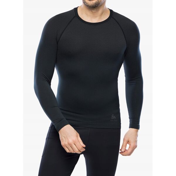 Bluza termoaktywna Odlo Performance Light Eco BL Top Crew Neck LS - black