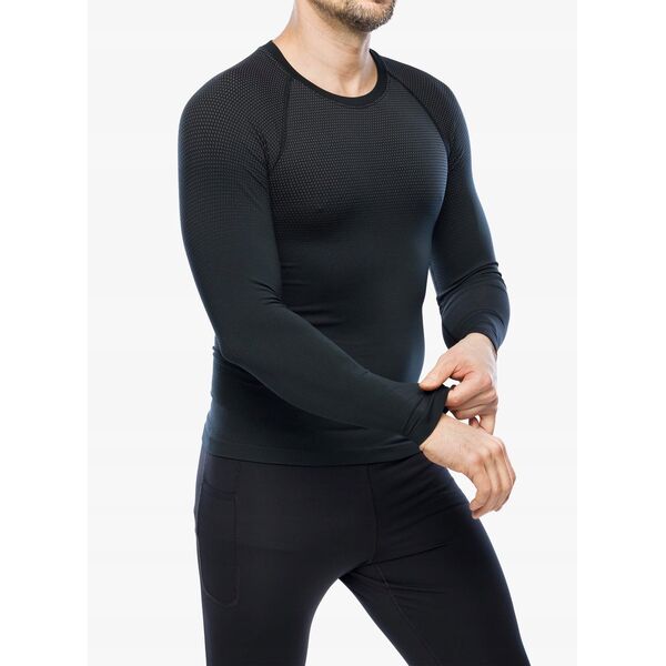 Bluza termoaktywna Odlo Performance Light Eco BL Top Crew Neck LS - black