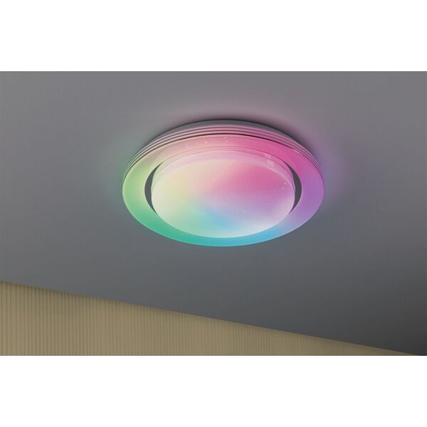 Paulmann Panel Rainbow Dynamic 22W RGB Zmienna Biel Biały/chrom