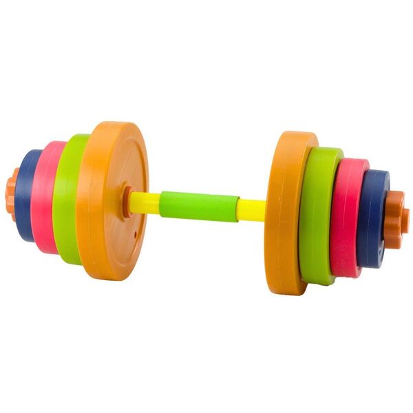 Sztanga Dla Dzieci Pianka Antypoślizgowa 8 Talerzy Plastikowa Kolorowa LEAN Toys
