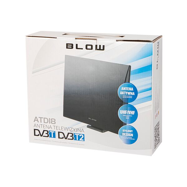BLOW Κεραία DVB-T Panel ATD18 με Φίλτρο LTE ATD18 έως 12 άτοκες Δόσεις