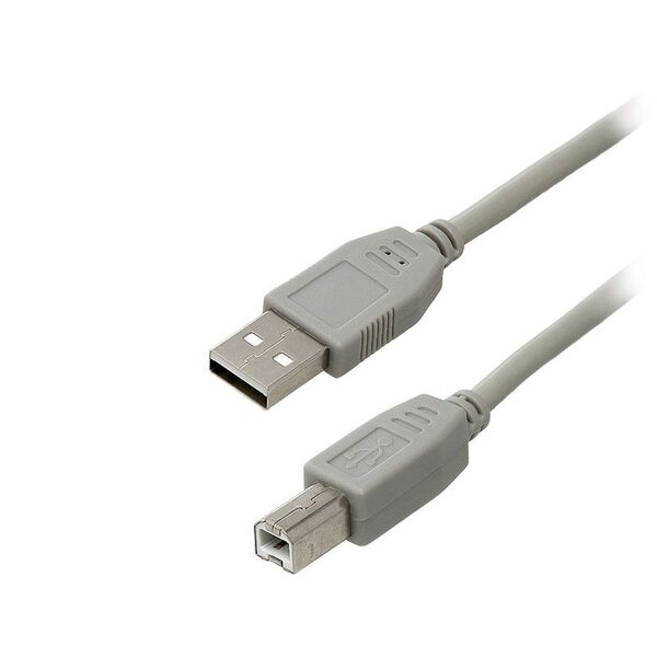 BLOW Καλώδιο USB A - USB B 1.5m Γκρι DM-4969 έως 12 άτοκες Δόσεις