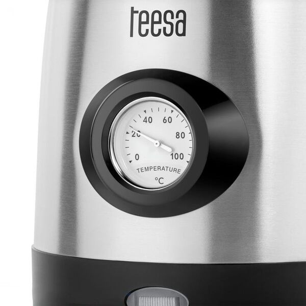 Teesa Ηλεκτρικός Βραστήρας TEESA 1,7L με δείκτη θερμοκρασίας νερού TSA1513 έως 12 άτοκες Δόσεις