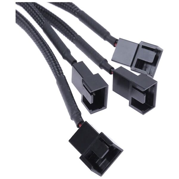 [product / manufacturer] Καλώδιο No brand, Y-Splitter, For fan, MOLEX to 4x4PIN, 0.3m Μαυρο - 18322 έως 12 άτοκες Δόσεις