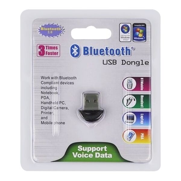 [product / manufacturer] Προσαρμογέα Bluetooth, No brand, V2.0, Μαύρο - 10001 έως 12 άτοκες Δόσεις
