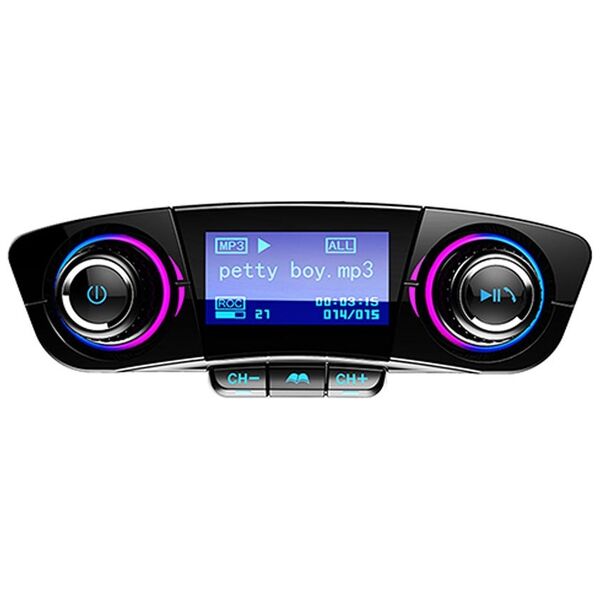 [product / manufacturer] Μεταδότης FM Earldom ЕТ-M60, Bluetooth, USB, 5V/2.0A, Μαυρο - 17384 έως 12 άτοκες Δόσεις