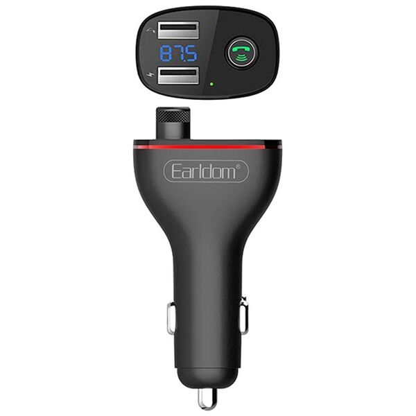 [product / manufacturer] Μεταδότης FM Earldom ЕТ-M58, Bluetooth, USB, 5V/2.0A, Μαυρο - 17385 έως 12 άτοκες Δόσεις