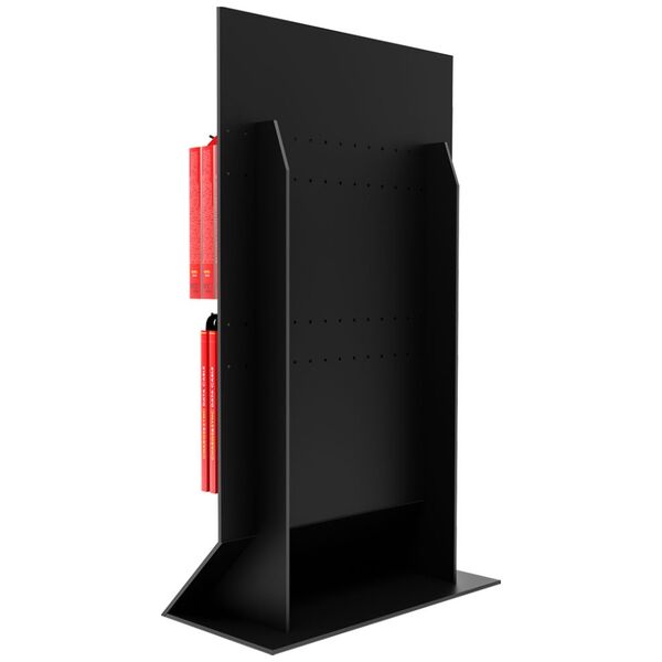 [product / manufacturer] Desktop stand DE-S02, 400x185x700, Black/Red - 14145 έως 12 άτοκες Δόσεις