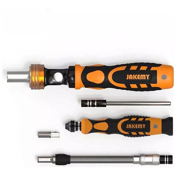 [product / manufacturer] Precision screwdriver set Jakemy JM-6123, 31in1, CR-V, Steel, Orange - 17636 έως 12 άτοκες Δόσεις