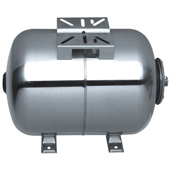KRAFT ΔΟΧΕΙΟ ΟΡΙΖΟΝΤΙΟ 20L ΙΝΟΧ - 8 BAR -1'' 43596 έως 12 άτοκες δόσεις