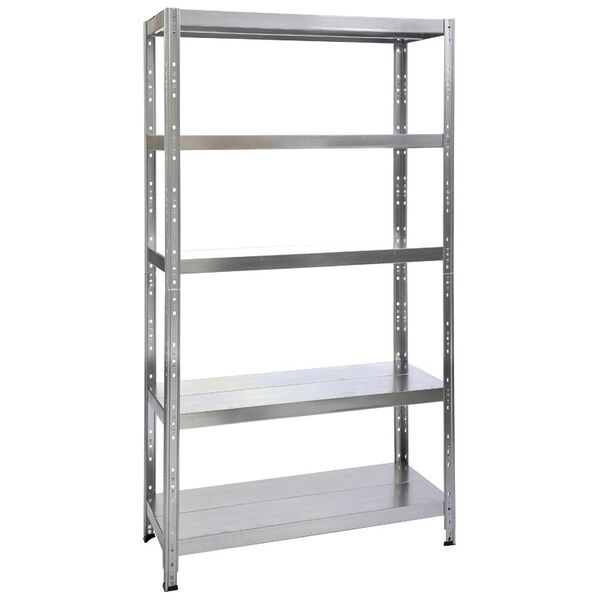 ΡΑΦΙΕΡΑ ΜΕΤΑΛΛΙΚΗ ΓΑΛΒΑΝΙΖΕ 100x40x195 - 200kg - 5 ΡΑΦΙΑ 610401 έως 12 άτοκες δόσεις