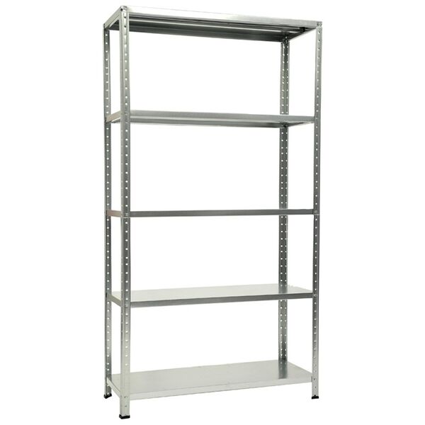 ΡΑΦΙΕΡΑ ΜΕΤΑΛΛΙΚΗ ΓΑΛΑΒΑΝΙΖΕ 100x40x187 - 80kg  - 5 ΡΑΦΙΑ 610402 έως 12 άτοκες δόσεις