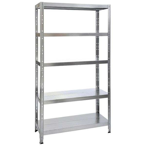 ΡΑΦΙΕΡΑ ΜΕΤΑΛΛΙΚΗ ΓΑΛΒΑΝΙΖΕ 120χ50χ195 - 260kg - 5 ΡΑΦΙΑ 610403 έως 12 άτοκες δόσεις