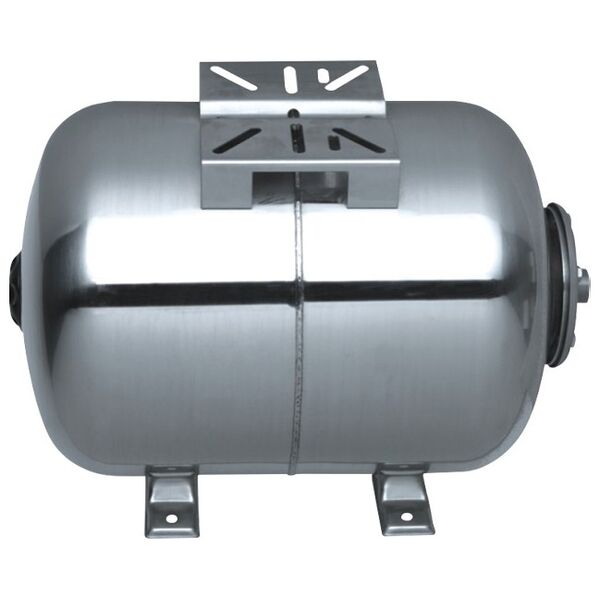 KRAFT ΔΟΧΕΙΟ ΟΡΙΖΟΝΤΙΟ 24L INOX - 8 BAR - 1'' 63633 έως 12 άτοκες δόσεις