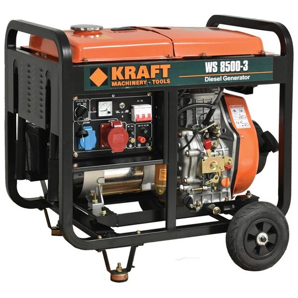 KRAFT ΗΛΕΚΤΡΟΓΕΝΝΗΤΡΙΑ DIESEL WS8500-3  (3-ph) EQUAL POWER 63774 έως 12 άτοκες δόσεις